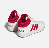 Мъжки кецове ADIDAS Hoops 3.0 Mid White/Red/Gum IG5569