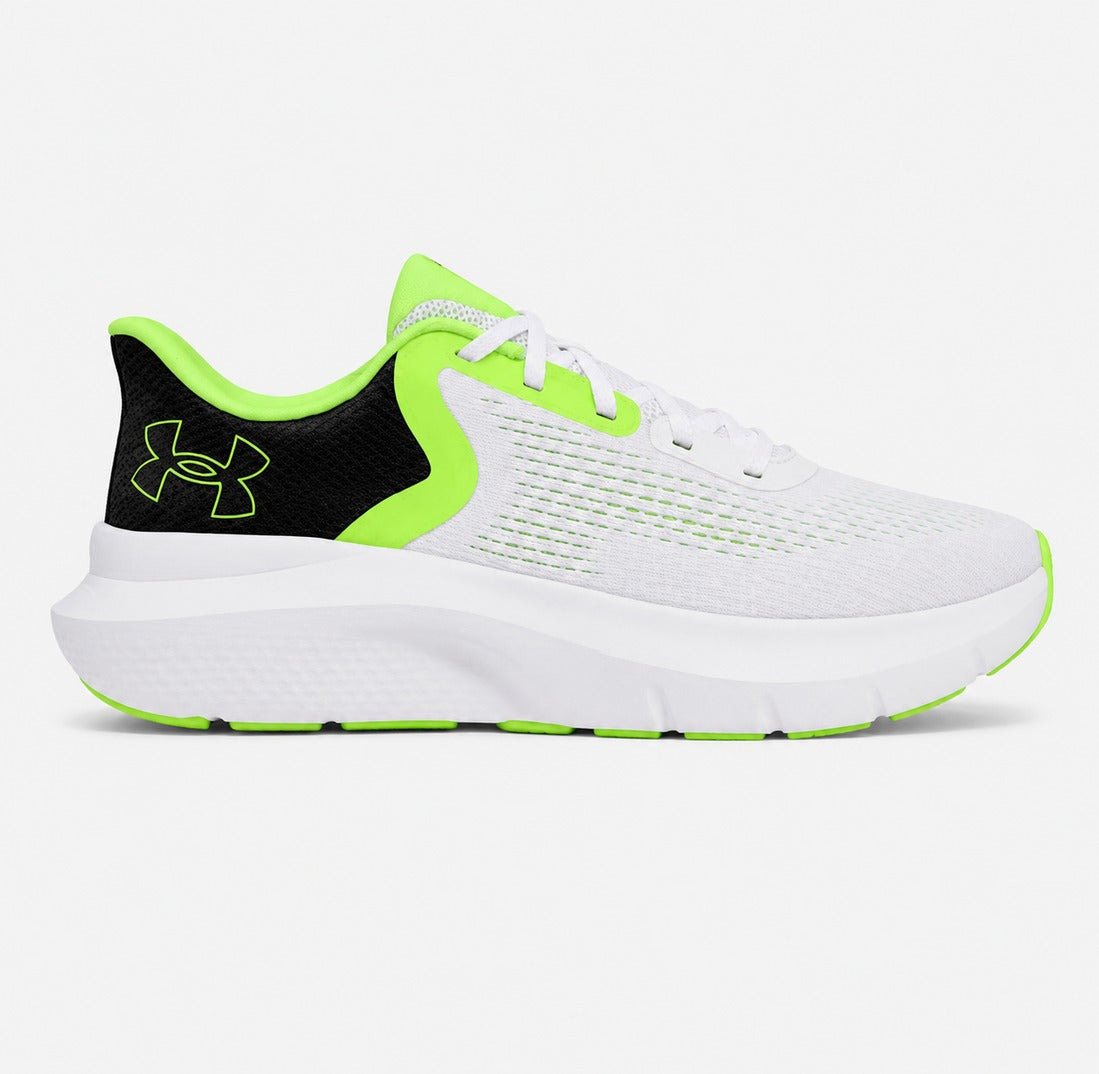 Мъжки маратонки Under Armour Charged Rogue 5 White/Black/Hyper Green 3028256-101