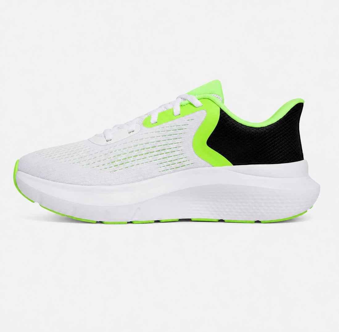 Мъжки маратонки Under Armour Charged Rogue 5 White/Black/Hyper Green 3028256-101