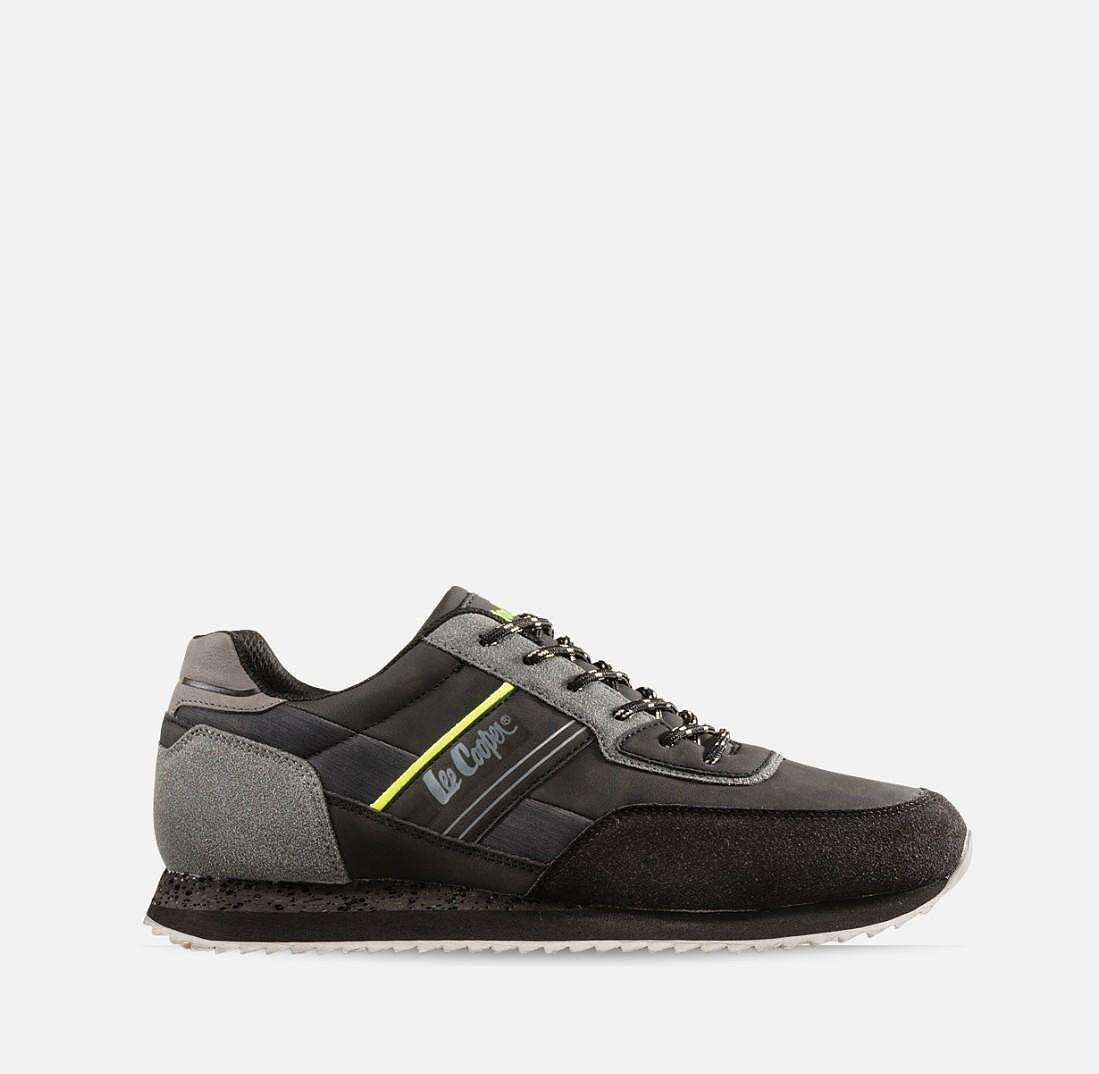 Мъжки маратонки Lee Cooper Black/Grey 702-16