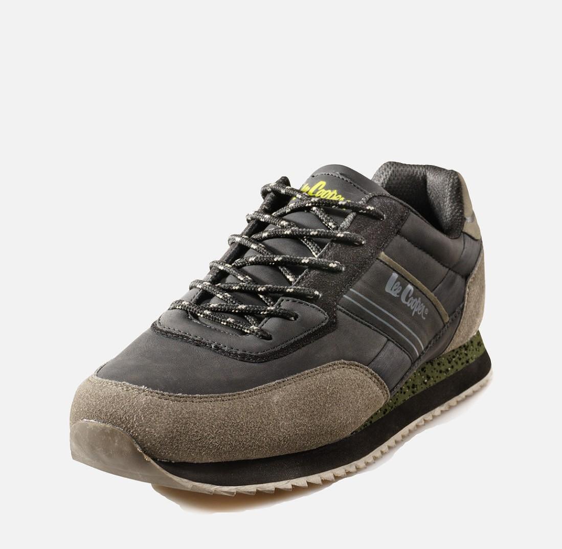 Ανδρικά αθλητικά παπούτσια Lee Cooper Black/Khaki 702-16