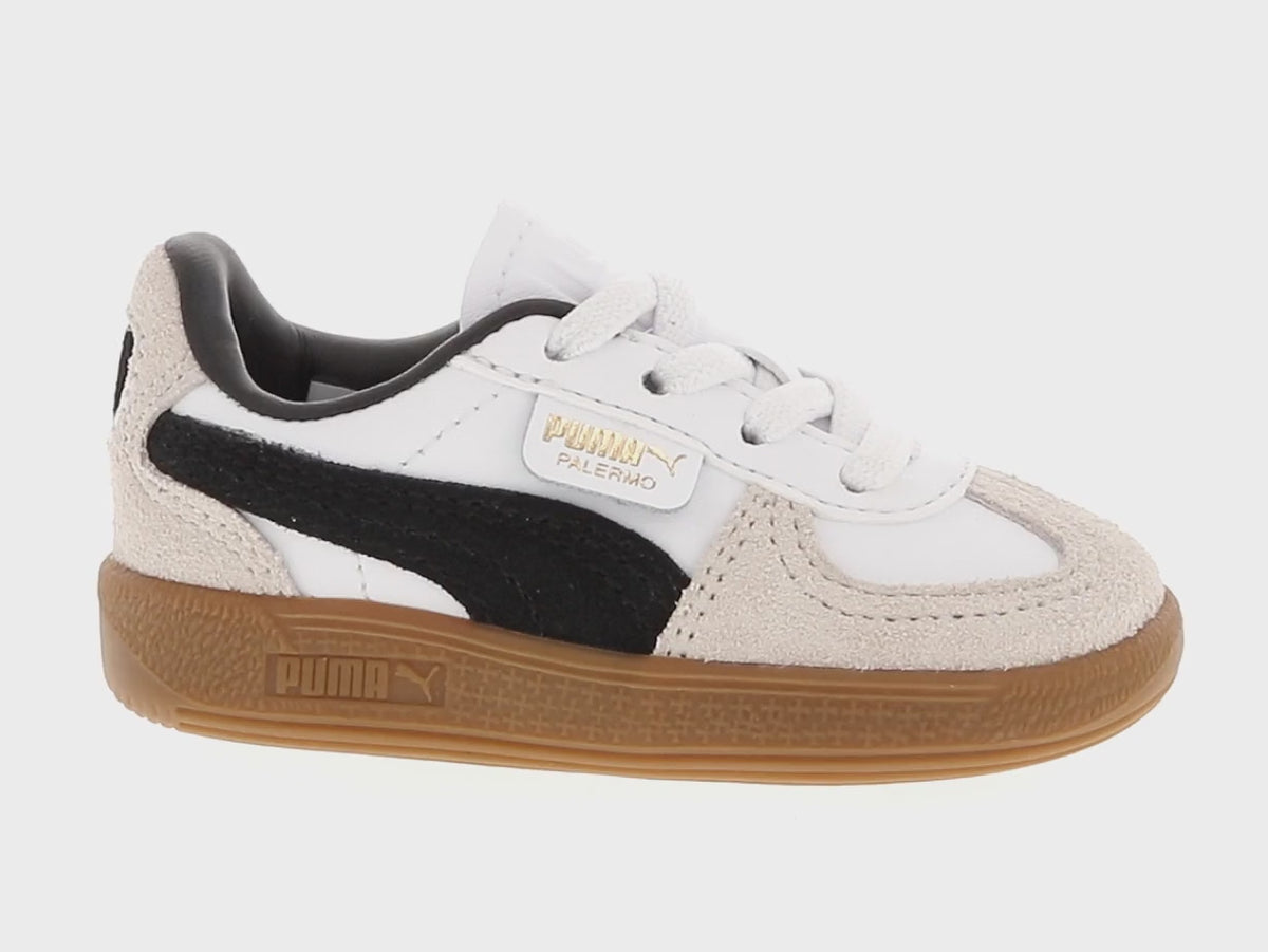 Бебешки маратонки PUMA Palermo LTH AC INF White/Black/Gum 397277-01