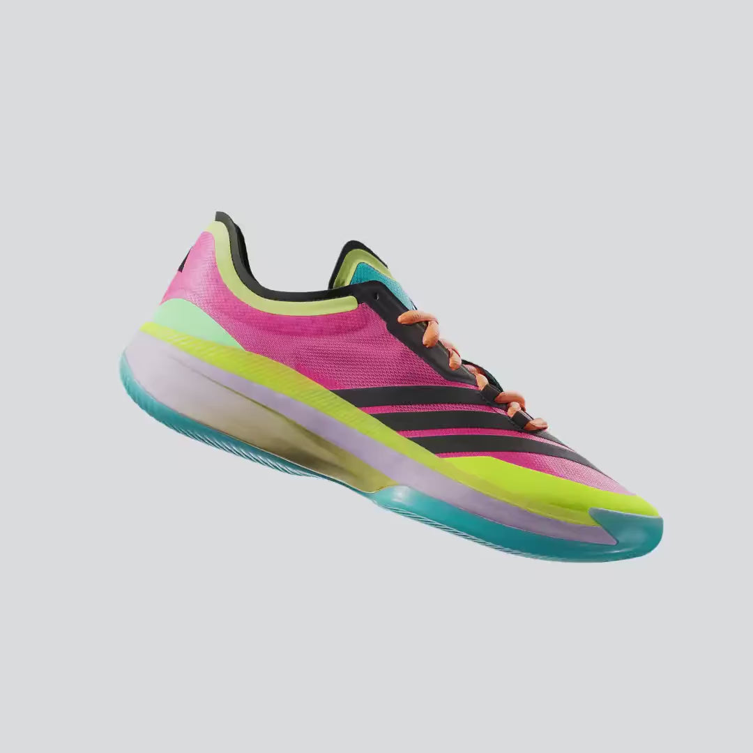 Мъжки баскетболни обувки ADIDAS Adizero Select 2.0 Pink/Purple/Lime JR8281