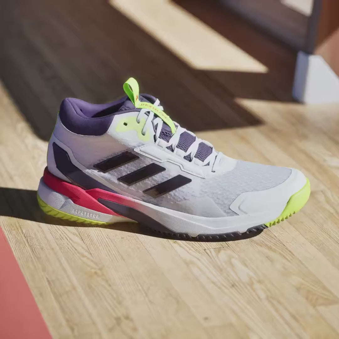 Мъжки маратонки за волейбол ADIDAS Crazyflight 6 Mid White/Silver/Red HP7037