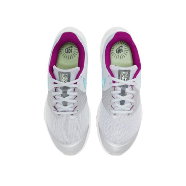 Adidași Nike Star Runner Argintii cu logo holografic