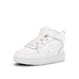 Ψηλά αθλητικά παπούτσια μωρού NIKE COURT BOROUGH Λευκό