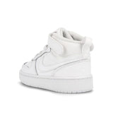 Ψηλά αθλητικά παπούτσια μωρού NIKE COURT BOROUGH Λευκό