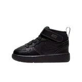 Ghete sport pentru bebeluși NIKE COURT BOROUGH Negru