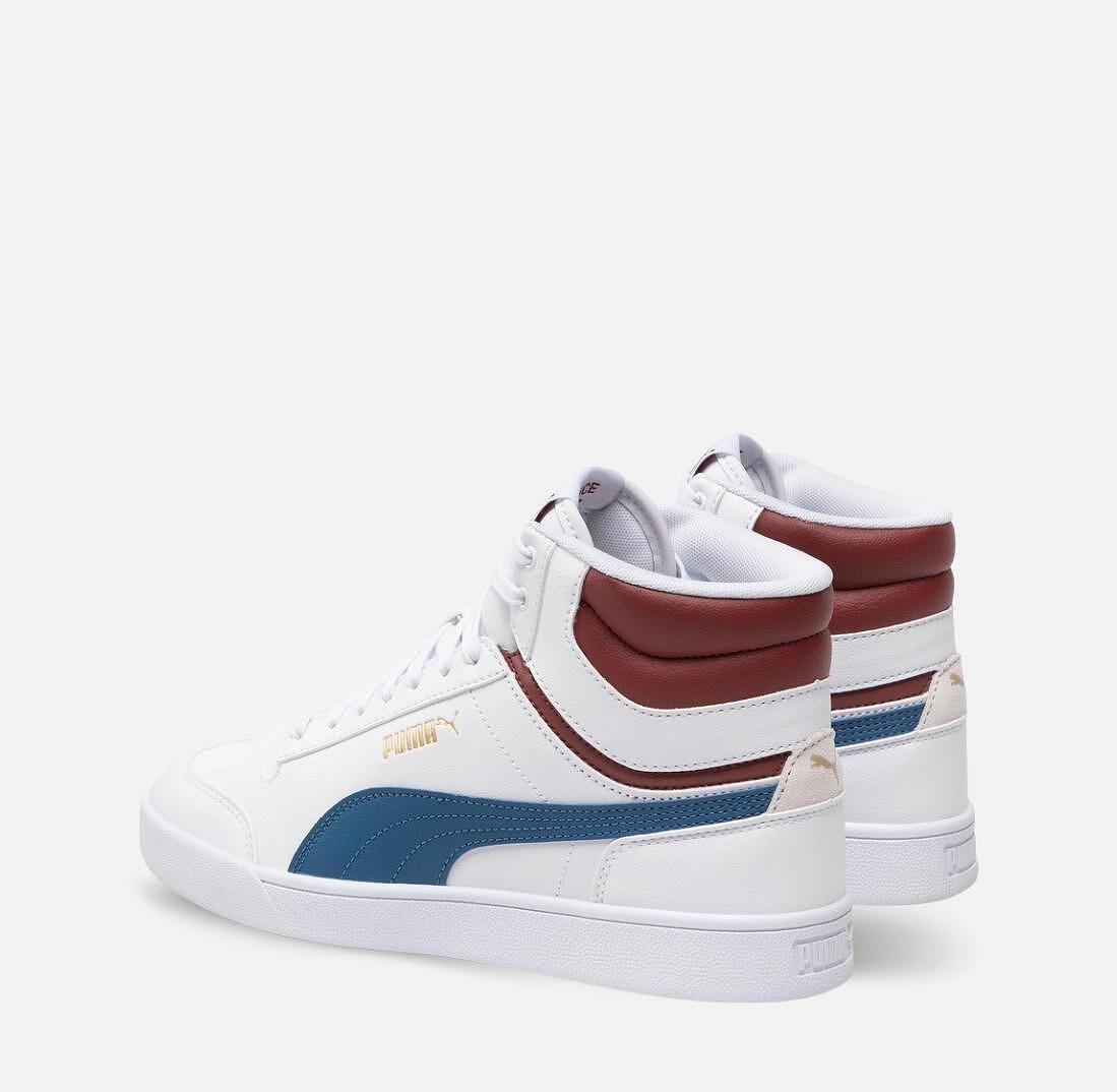 Ψηλά Sneakers PUMA Shuffle Mid White/Lakeblue 380748 10