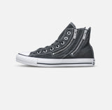 Tenisși înalți Converse Chuck Taylor All Star Double Zip HI Storm Wind/Washed Black 142211C