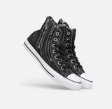 Tenisși înalți Converse Chuck Taylor All Star Double Zip HI Storm Wind/Washed Black 142211C