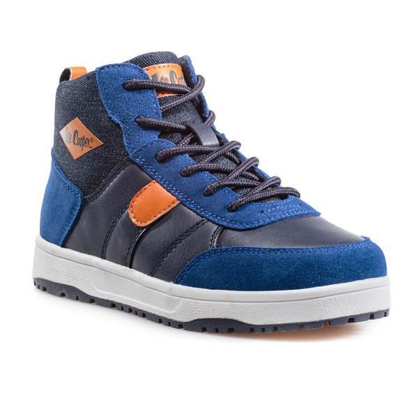Αθλητικά παπούτσια LEE COOPER High-top Μπλε με φερμουάρ